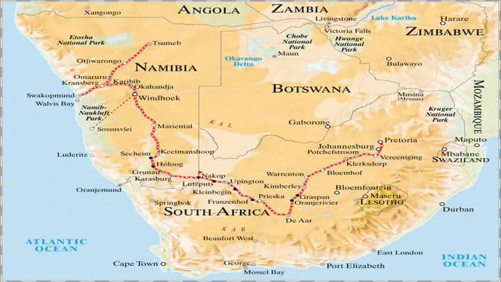 Rovos Rail Reisen - Pretoria nach Windhoek