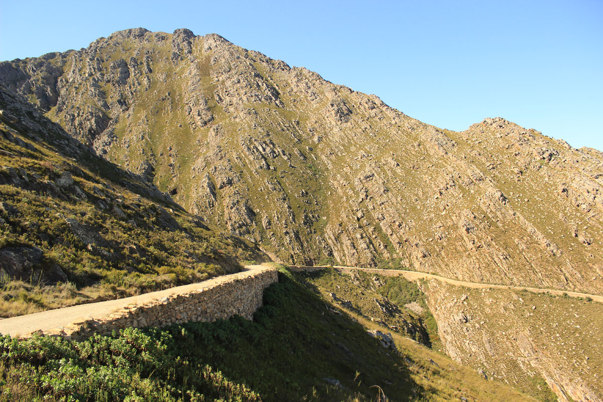 Bergstraße entlang des Swartberg Pass