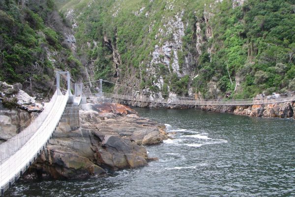 Hängebrücke über Dem Storms River