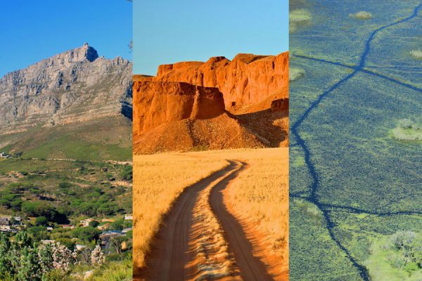 Südliches Afrika Foto-Collage