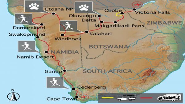 Grand Explorer Erlebnisreise Südliches Afrika