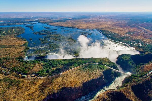 Wasserstand Der Viktoriafälle Im Mai